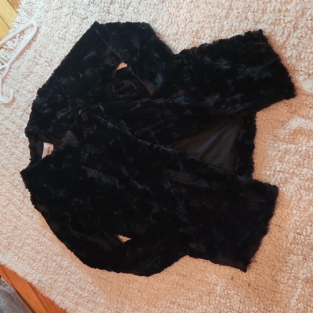 BB Dakota teddy bear faux fur coat